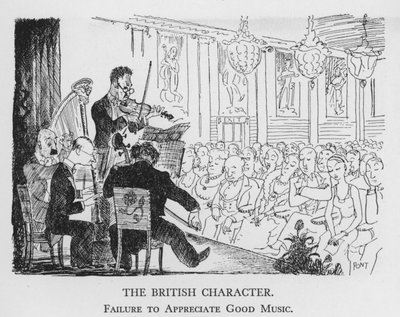 Der britische Charakter, Unfähigkeit, gute Musik zu schätzen von Pont