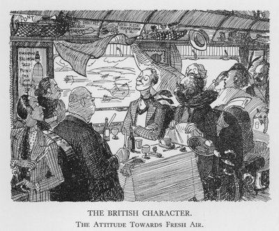 Der britische Charakter, Einstellung zu frischer Luft von Pont