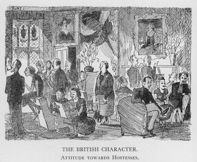 Der britische Charakter, Einstellung gegenüber Gastgeberinnen von Pont
