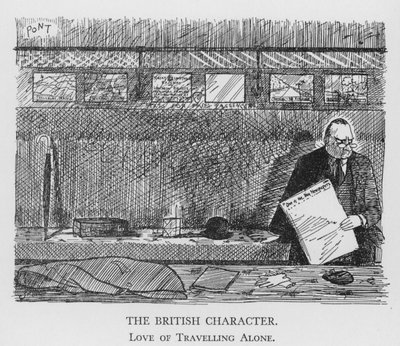 Der britische Charakter, Liebe zum Alleinreisen von Pont