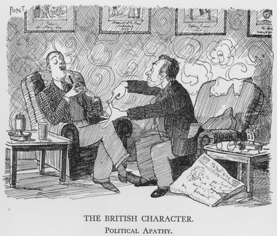 Der britische Charakter, Politische Apathie von Pont