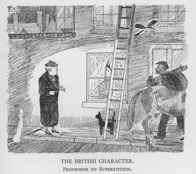 Der britische Charakter, Neigung zum Aberglauben von Pont