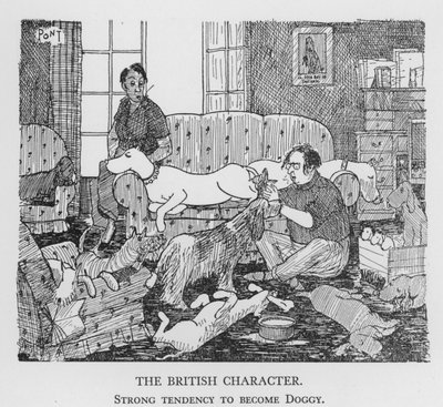 Der britische Charakter, Starke Neigung, hundeverrückt zu werden von Pont
