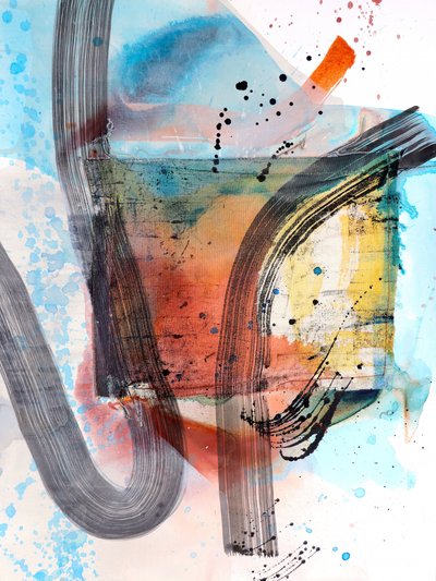 Bunte abstrakte Gesten von Poonam Choudhary