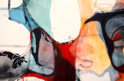 Dynamisches organisches Abstrakt von Poonam Choudhary