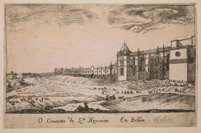 Hieronymus-Kloster im Bezirk Belem, Portugal 1662 von Portuguese School