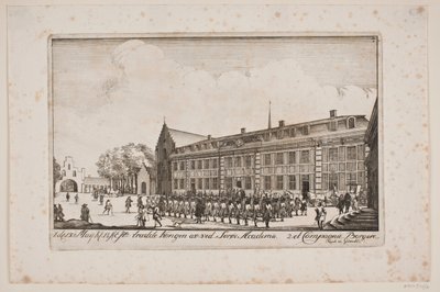 Besuch von Friedrich V. an der Akademie von Sorø von Poul Isac Grønvold