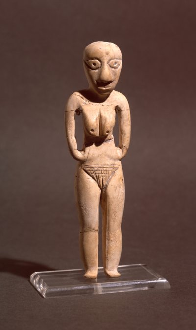 Figur einer nackten Frau, aus der Badari- oder frühen Jungsteinzeit, ca. 4000 v. Chr. von Predynastic Period Egyptian