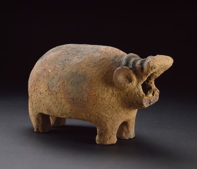 Nilpferdfigur, aus Grab 134 in Hu, ca. 3500-3000 v. Chr. von Predynastic Period Egyptian