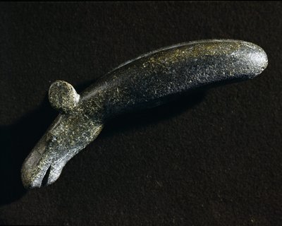 Prähistorie: Dioritwerkzeug in Form eines Elchs, Steinzeit von Prehistoric Prehistoric