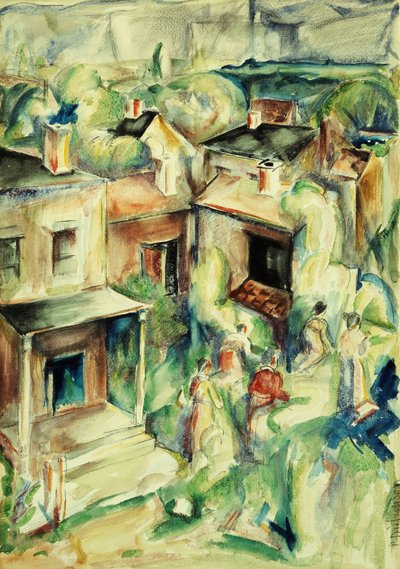 Dorf, ca. 1929 von William Preston Dickinson
