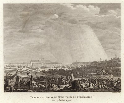 Lager auf dem Champ de Mars von Prieur