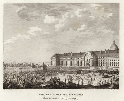 Waffenaufnahme bei Les Invalides in Paris von Prieur