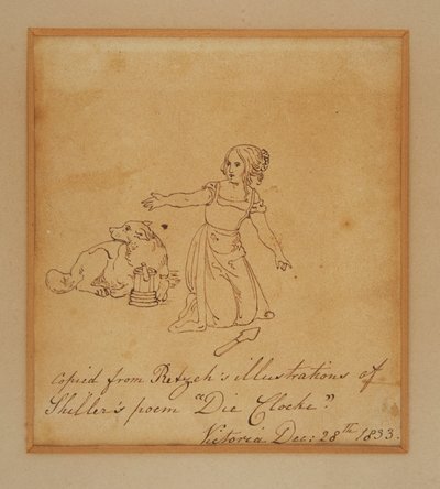 Skizze von Prinzessin Victoria von Princess Royal (1840 1901) Victoria