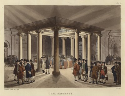 Kohlenbörse von Pugin and Rowlandson