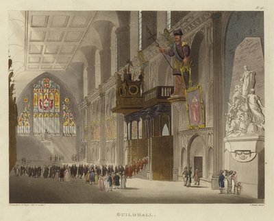 Gildenhalle von Pugin and Rowlandson