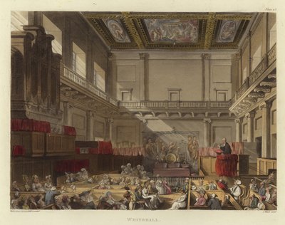 Whitehall von Pugin and Rowlandson