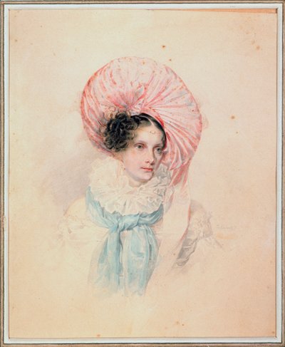 Porträt der Kaiserin Alexandra Fjodorowna von Pyotr Fyodorovich Sokolov