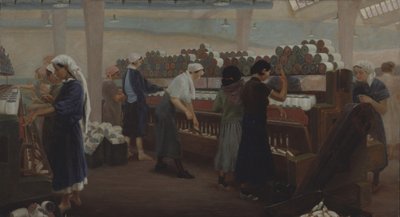Textilfabrik in Kirovobad von Pyotr Pheonovich Stroev