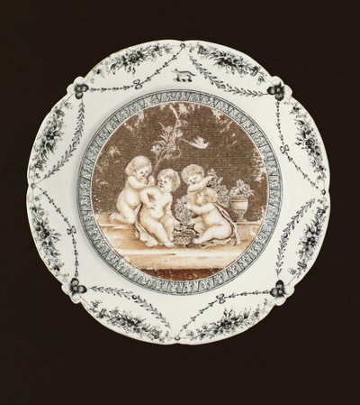 Seitenplatte, Qianlong-Periode, ca. 1782 von Qing Dynasty Chinese School
