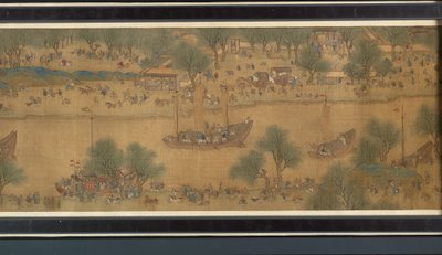 Frühlingsfest am Fluss (Detail), Handrolle von Qing Dynasty Chinese School