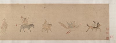 Gottheiten der Planeten und Sternbilder, 16. Jahrhundert von Qiu Ying