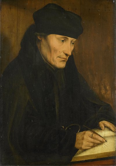 Porträt von Desiderius Erasmus von Quentin Massys or Matsys