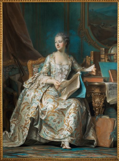 Pompadour, Marquise de (Jeanne Antoinette Poisson) von Quentin de la Latour
