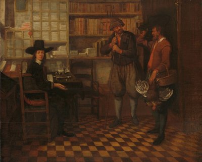 Die Pacht des Bauern von Quiringh Gerritsz. van Brekelenkam