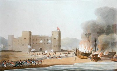 Der Angriff auf das Fort von Luft, 27. November 1809, aus 