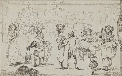 Der Bum Shop, 11. Juli 1785 von R. Rushworth.
