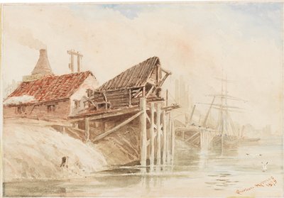 Alte Kohleverschiffungsstaithes bei Wallsend von R. Sheriton Holmes