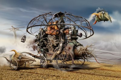 Steampunk-Wüstenkarawane von Radoslav Penchev