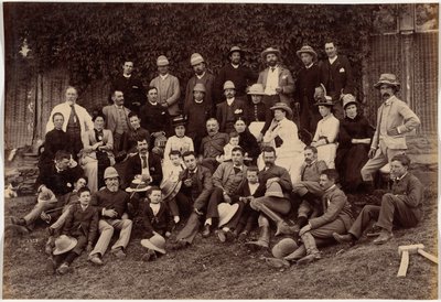 Picknick-Party im Landhaus von Herrn Peliti, Mashobra von Raja Deen Dayal