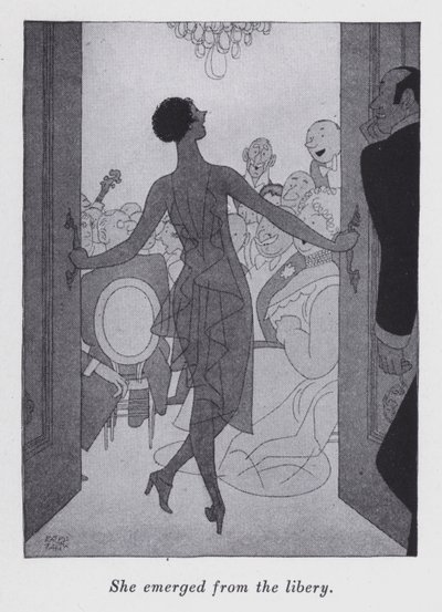 Illustration für "But Gentlemen Marry Brunettes" von Anita Loos von Ralph Barton
