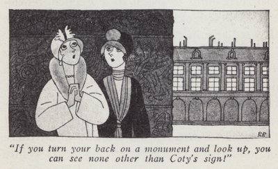 Illustration für Gentlemen Prefer Blondes von Anita Loos von Ralph Barton