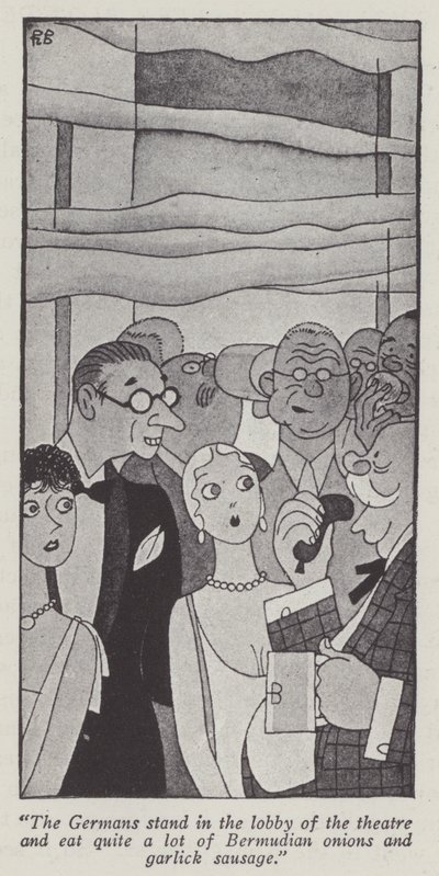 Illustration für Gentlemen Prefer Blondes von Anita Loos von Ralph Barton