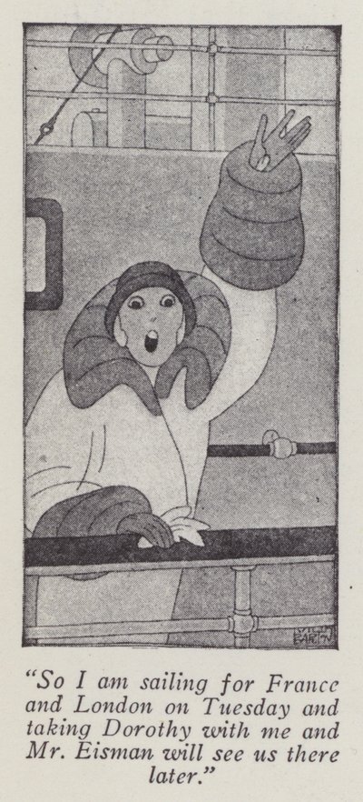 Illustration für Gentlemen Prefer Blondes von Anita Loos von Ralph Barton