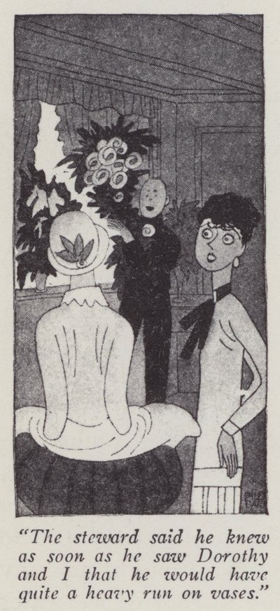 Illustration für Gentlemen Prefer Blondes von Anita Loos von Ralph Barton