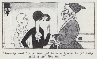 Illustration für Gentlemen Prefer Blondes von Anita Loos von Ralph Barton