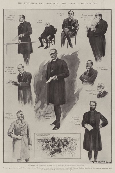 Die Agitation um das Bildungsgesetz, das Albert-Hall-Treffen von Ralph Cleaver