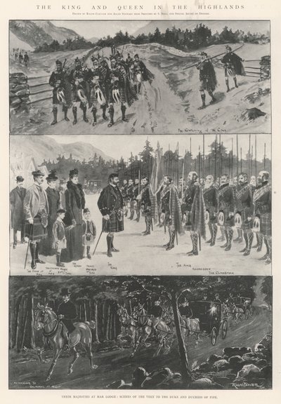 Der König und die Königin in den Highlands von Ralph Cleaver
