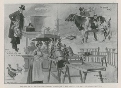 Die Ausstellung der British Dairy Farmers