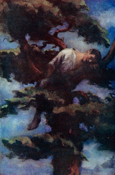 Illustration für Robinson Crusoe von Daniel Defoe von Ralph Noel Pocock
