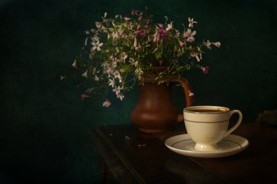 Morgenkaffee Wildblumen von Ramiz Sahin