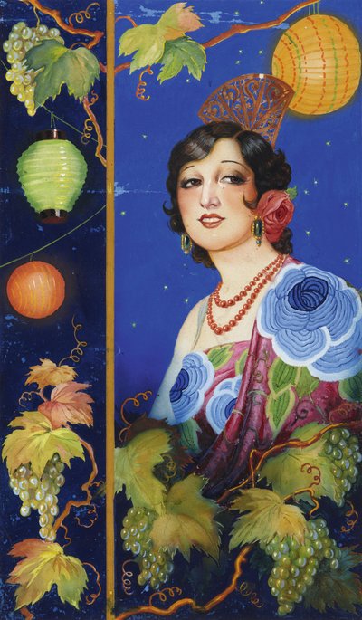 Junge Frau mit Schal, ca. 1925 von Ramón José Izquierdo y Garrido