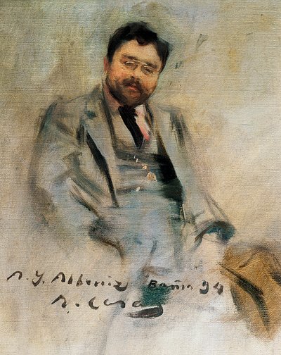 Porträt von Isaac Albeniz im Alter von 34 Jahren von Ramon Casas i Carbo