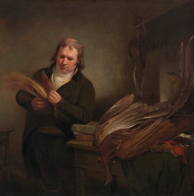 Ein Ornithologe, möglicherweise John Latham von Ramsay Richard Reinagle