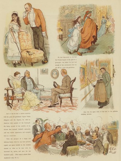 Mr. Oakballs Winter in Florenz von Randolph Caldecott