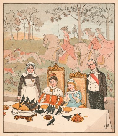 War das nicht ein leckeres Gericht, um es dem König vorzusetzen, 1880 von Randolph Caldecott